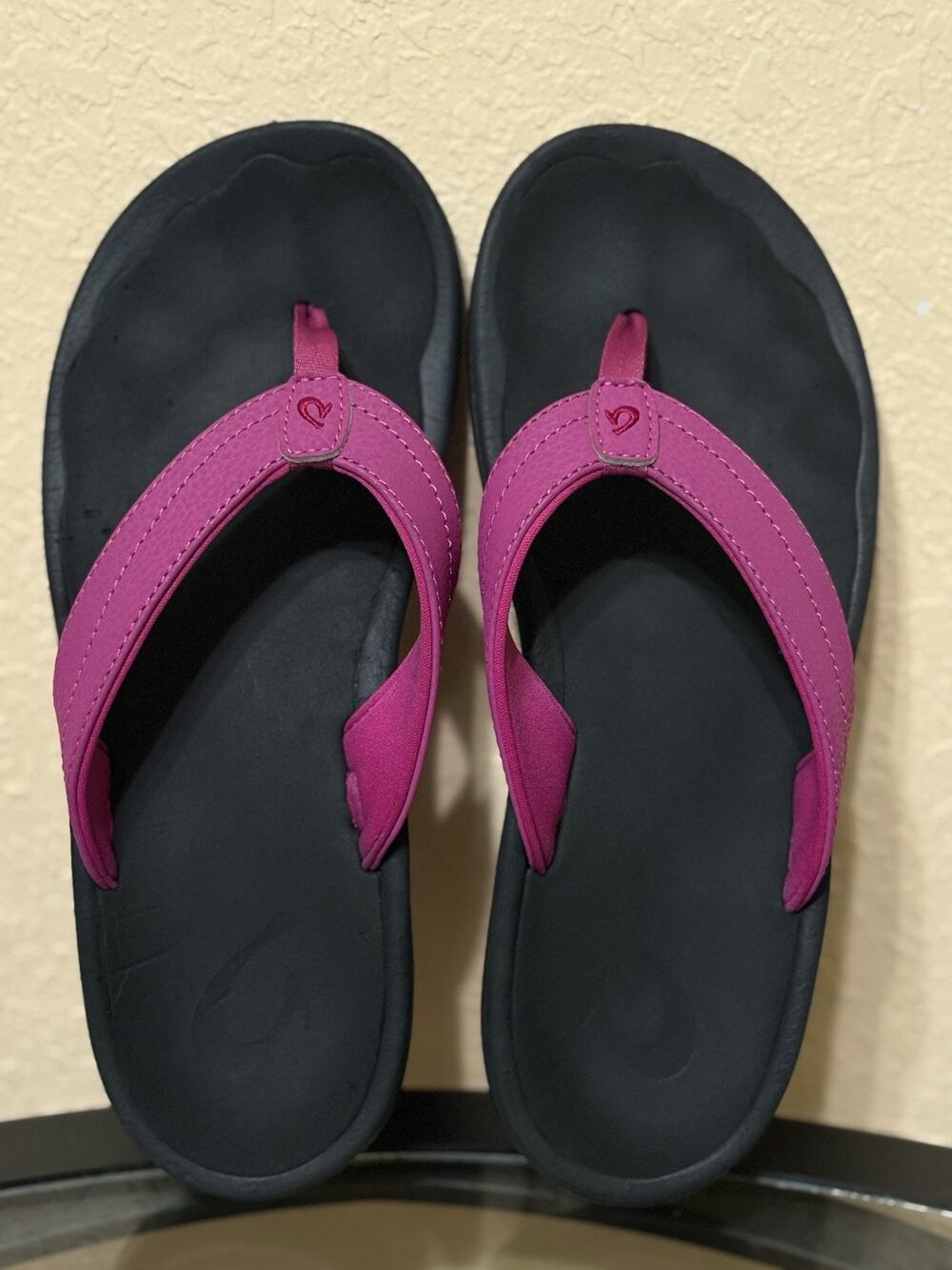 Olukai Ohana Pink Flip Flops Sandals Thongs Women’s US 7 EU 37